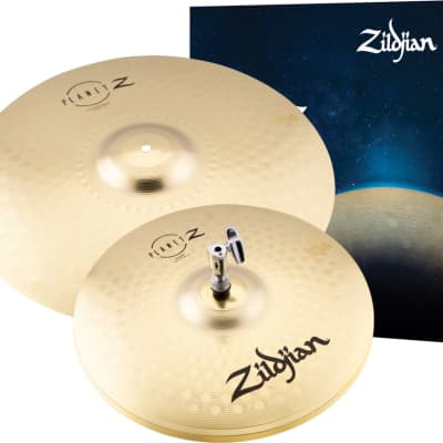 Zildjian Planet Z Fundamentals Cymbal Pack w/ Zildjian 5A Drumsticks image 1