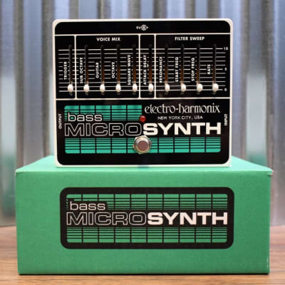 Electro-Harmonix EHX Bass Micro Synth Guitar Effect Pedal image 1