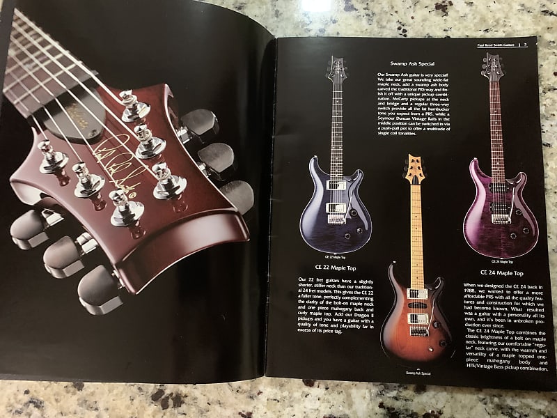 PRS Catalog 2000 Custom 22 24 Standard CE Swamp Ash Special Reverb