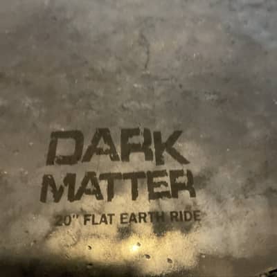 (MINT) Dream Cymbals Dark Matter 20” Flat Earth Ride - Raw image 4