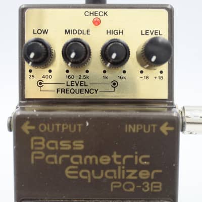 Boss PQ-3B Bass Parametric Equalizer | Reverb