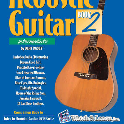 Intermediate Acoustic Guitar lesson Part 2 DVD Video learn NEW Watch and Learn for sale