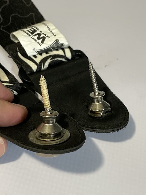 Schaller S-Locks Classic Button Strap Locks Set of 2 (Chrome)
