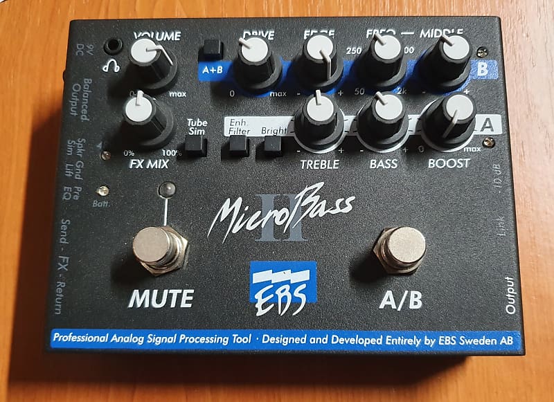 EBS MicroBass 2 Bass Preamp Pedal effect image 1