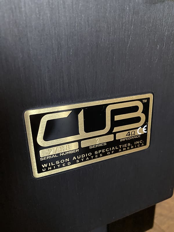 Wilson Audio CUB II Single Speaker - Perfect Center Channel Wilson Audio CUB II Single Speaker - Perfect Center Channel