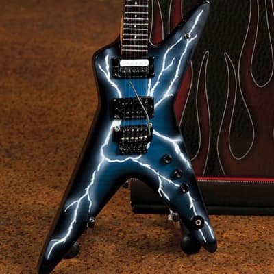 Dimebag Darrell Lightning Bolt Signature Model - Miniature Guitar Replica Collectible image 2