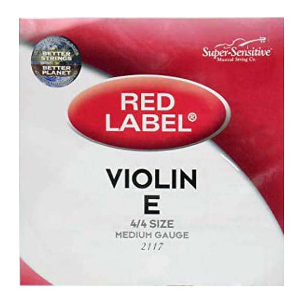 Super Sensitive Red Label 2117 Violin E String 4/4 image 1