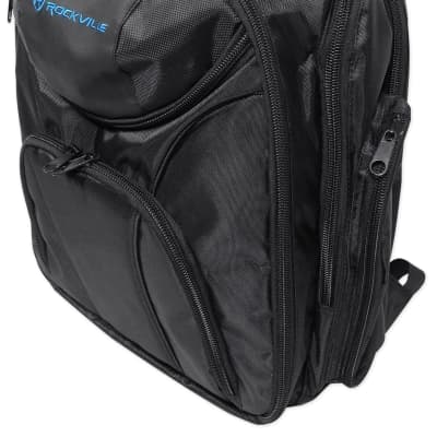 Rockville Travel Case Backpack Bag For Mackie 1202-VLZ3 Mixer image 1