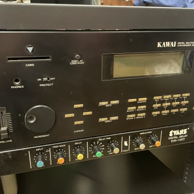 Kawai K5M Rackmount Digital Synthesizer Module 1987 - Black
