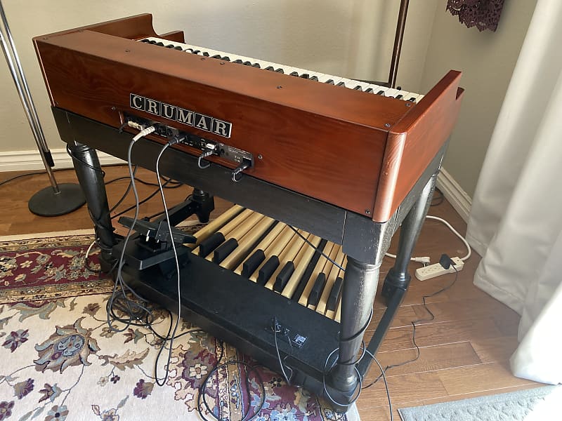 Crumar Mojo Classic 2022, Wooden Stand, Bass Pedals, Bench Reverb