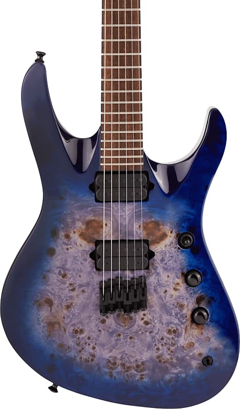 Jackson Pro Chris Broderick Soloist HT6P Electric Guitar, Trans Blue Poplar image 1