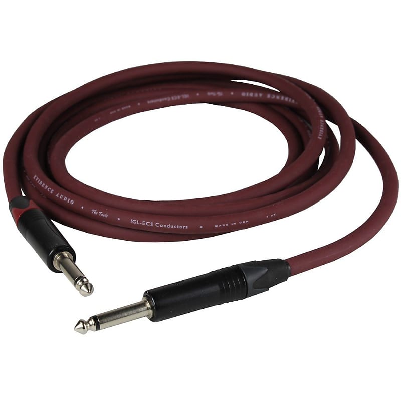 Evidence Audio Forte Instrument Cable 15 Foot Reverb Australia