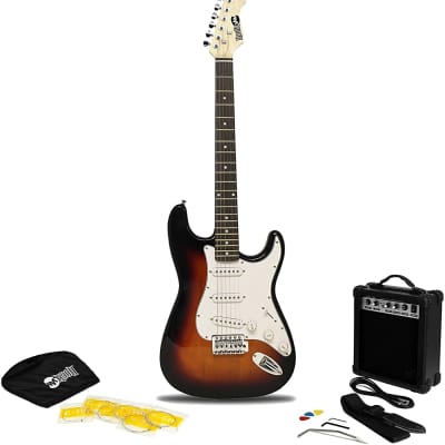 RockJam 6 String Electric Guitar Pack + Amplifier for sale