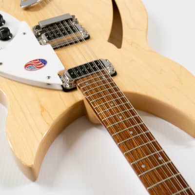 Rickenbacker 330/12 Semi-hollow 12-string Electric Guitar (DEMO) - Mapleglo image 6