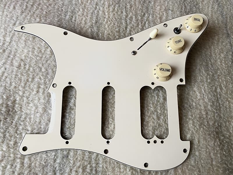 Pickguard Fender Stratocaster Strat Plus Ultra prewired TBX | Reverb