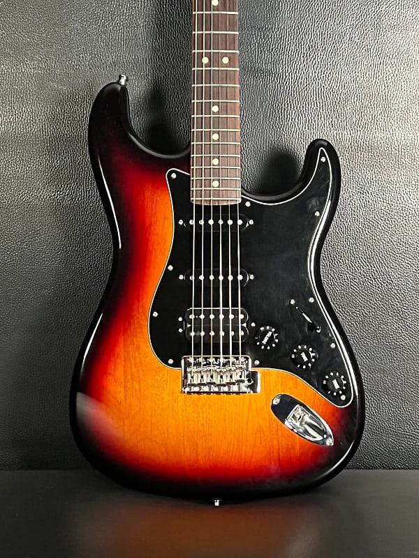 ギター Fender American Special Stratocaster HSS Fender American Special HSS Stratocaster - Rosewood Neck In Black