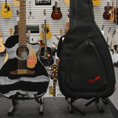 Fender Kingman 12 String Acoustic/Electric Black Polish image 1