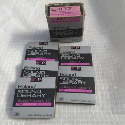 ローランドサウンドライブラリ L-107 5セット ローランドサウンドライブラリ L-107 5セット