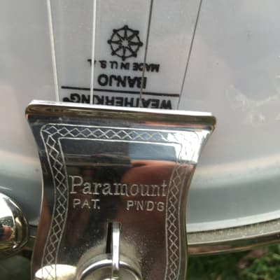 Paramount Banjo with Case Style A Plectrum Banjo 1920's image 3