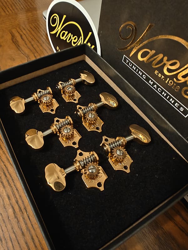 Waverly Gold slotted headstock tuning machines 4063-G 2024 | Reverb
