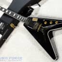 Gibson Custom Flying V Custom-Ebony w/Gold HW