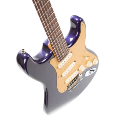 2005 Fender Custom Shop Custom Classic Player V Neck Stratocaster Electric Guitar, Midnight Blue, CZ51832 image 12