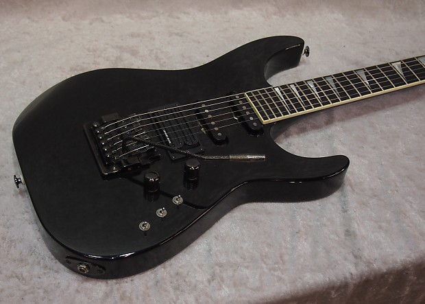 1985 USA Jackson Soloist electric guitar with Kramer Quad