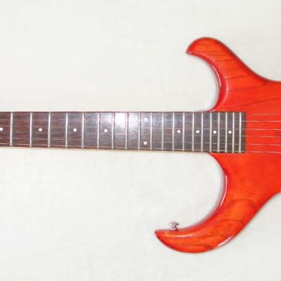 Vintage 1980s Quest by Vantage (Matsumoku MIJ) Mini Travel Guitar w/Custom USA Body, Coil-Splitting! image 2