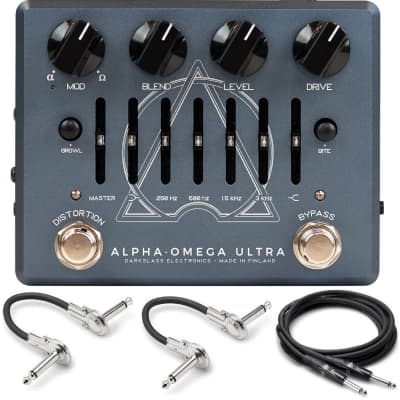 New Darkglass Alpha Omega Ultra V2 w/ Aux-In Dual Bass Preamp | Reverb
