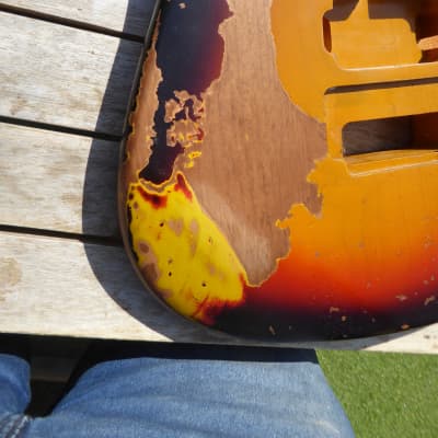 DY Guitars Richie Sambora style HSS relic strat body PRE-BUILD ORDER image 5