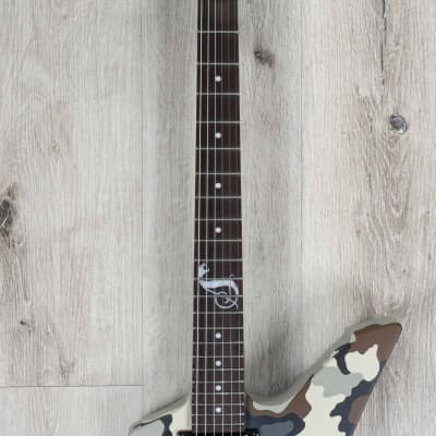 ESP LTD James Hetfield Snakebyte Camo Guitar, Macassar Ebony, KUIU Camo Satin image 4