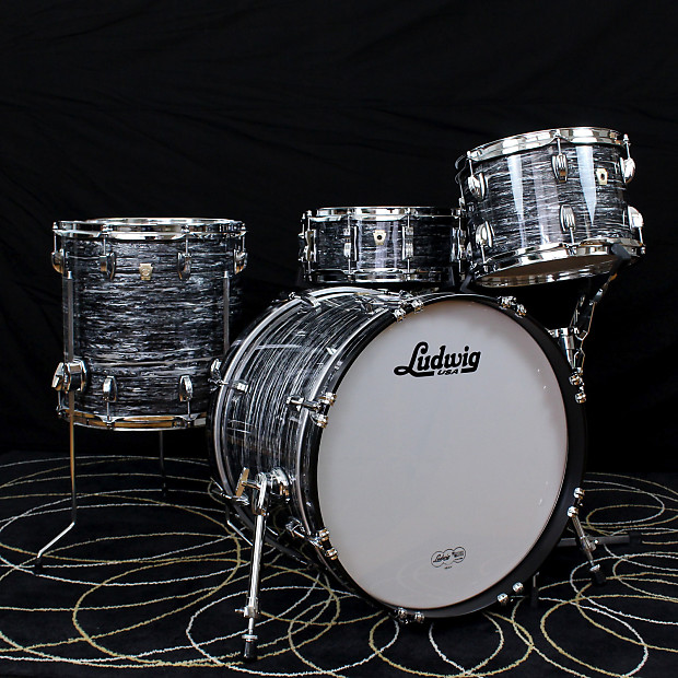 Ludwig classic maple shop black oyster pearl
