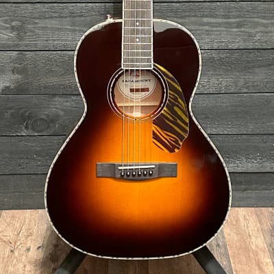 Fender Paramount PS-220E Parlor Acoustic-Electric Guitar w/ Case for sale
