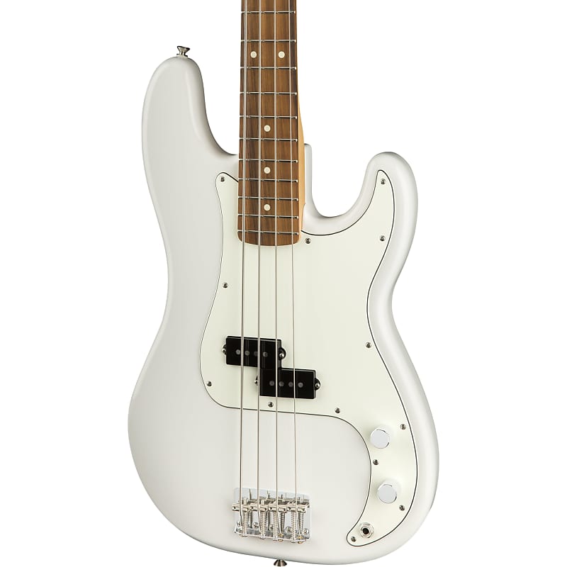 Fender Player Precision Electric Bass - Pau Ferro Fingerboard - Polar White image 1