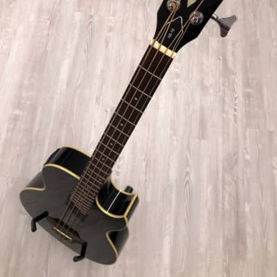 Washburn AB 10-String Acoustic Bass 2010s - Black for sale