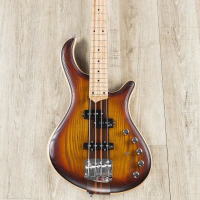 Mayones Patriot PJ 4 Bass, Dirty Sunburst, Maple Fretboard, Aguilar image 3