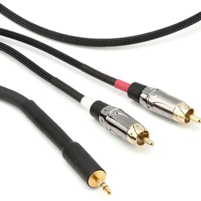  Mogami Gold 3.5-3.5-03 Stereo Audio Patch Cable, 3.5mm TRS Male  Plugs, Gold Contacts, Straight Connectors, 3 Foot : Musical Instruments