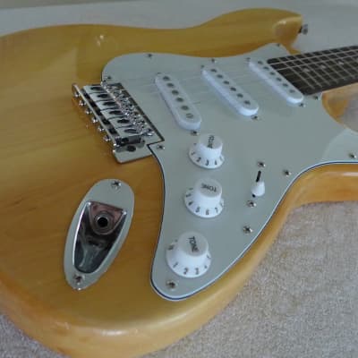 Natural Maple Wood Electric Guitar (a real beauty, see video) image 14