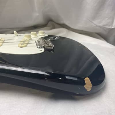 Fender American Vintage '56 Stratocaster Guitar 2016 - Black / Maple neck image 13