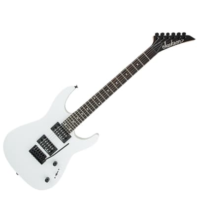 Jackson JS Series Dinky JS12 Guitar - Snow White w/Amaranth FB image 1