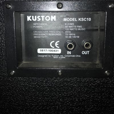 Kustom KPM 4080 Powered Mixer and 2 KSC 10 Speakers image 3