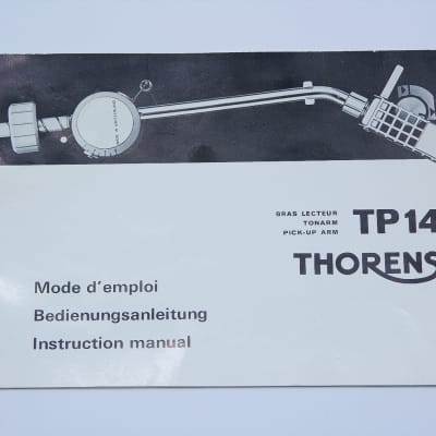 Thorens TP14 tonearm with TD124 board image 10