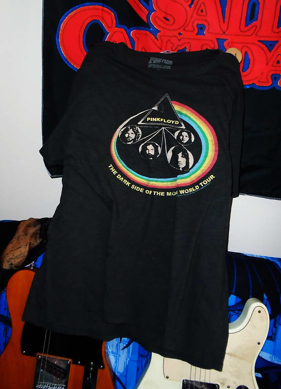 pink floyd dark side of the moon world tour official XL tee