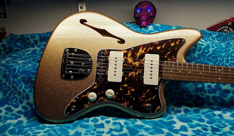 23 Jazzmaster Semi-hollow Thinline Style, Hand wound pickups