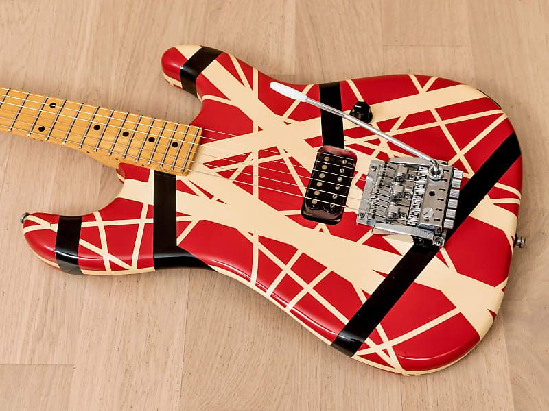 vintage strato ストラト 90s tokai 1984 Tokai Super Edition EVH Frankenstrat Vintage Striped | Reverb