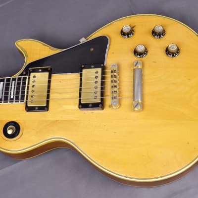 RARE Vintage 1976 Gibson Les Paul Custom Natural +OHSC LP 1970s image 14
