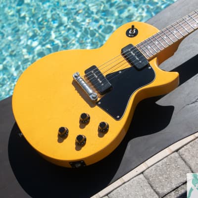 2010 Edwards E-LS-90LT Les Paul Special - TV Yellow - Made In 