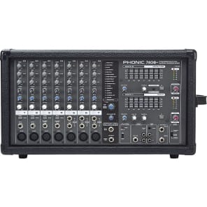 Phonic Powerpod 740 Plus 2X220W 7-Channel Powered Mixer with 
