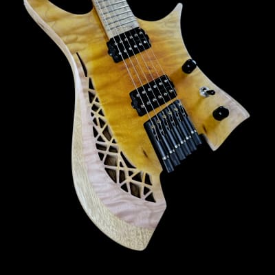 OD Guitars Minerva - High Grade Quilt Maple Top - Black Limba Body image 6