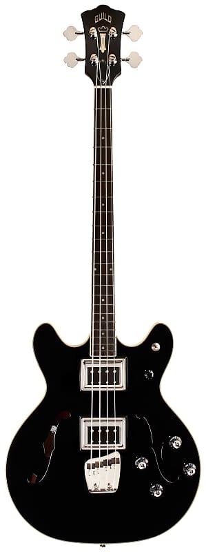 Guild Starfire II Bass - 2023 - Black - with Guild Deluxe Hard-shell Case